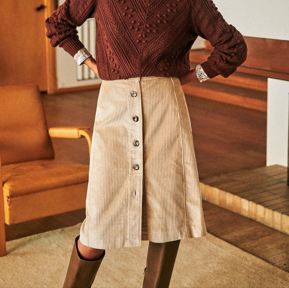 Sezane Lisette Skirt 2 NWT